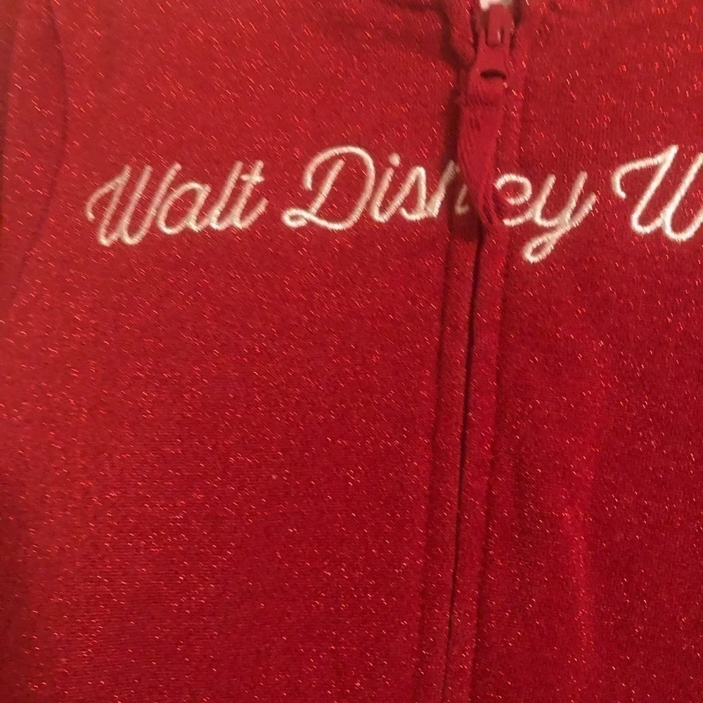 Disney World Parks Minnie Red christmas girl Hoodie jacket